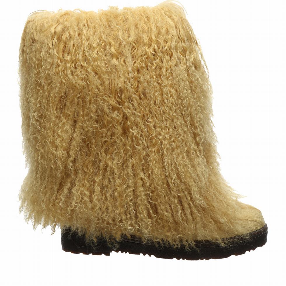 Women Bearpaw Boetis Boots Yellow | YWX8530DP