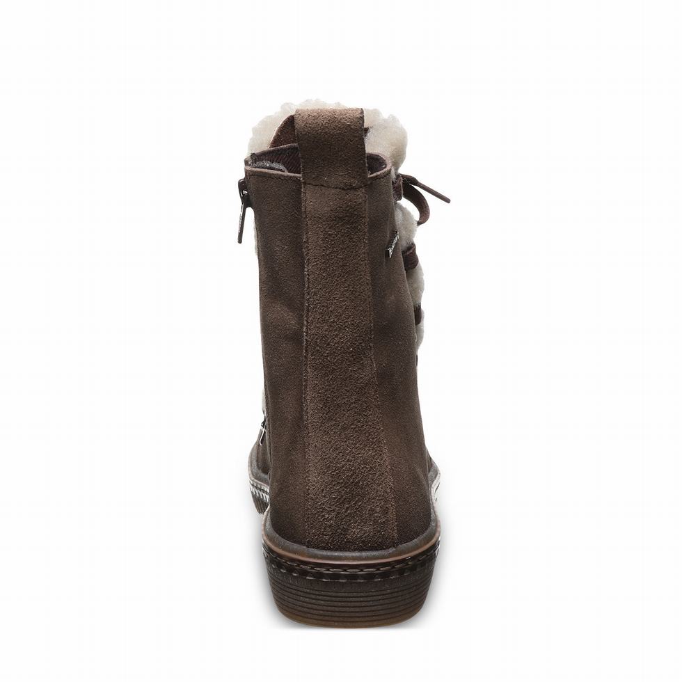 Women Bearpaw Celeste Boots Beige | SYV6539DV