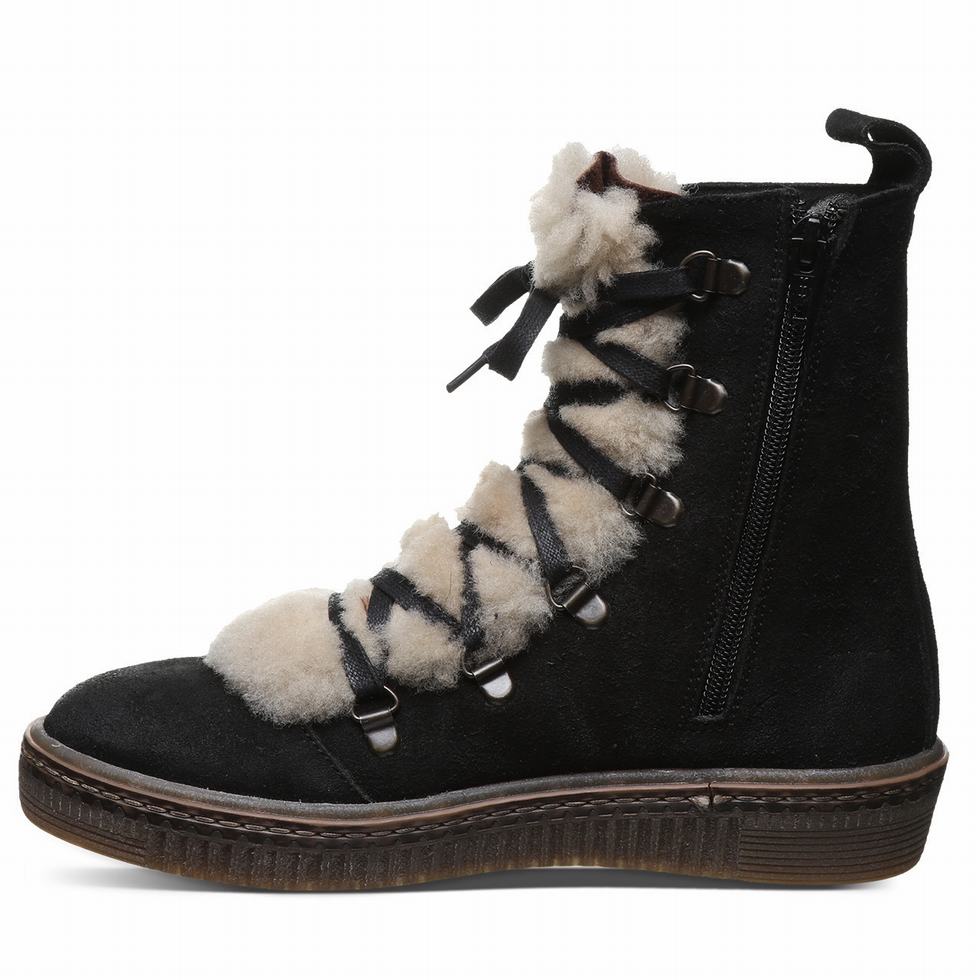 Women Bearpaw Celeste Boots Black | GZN4969XI