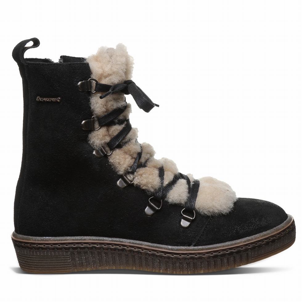 Women Bearpaw Celeste Boots Black | GZN4969XI