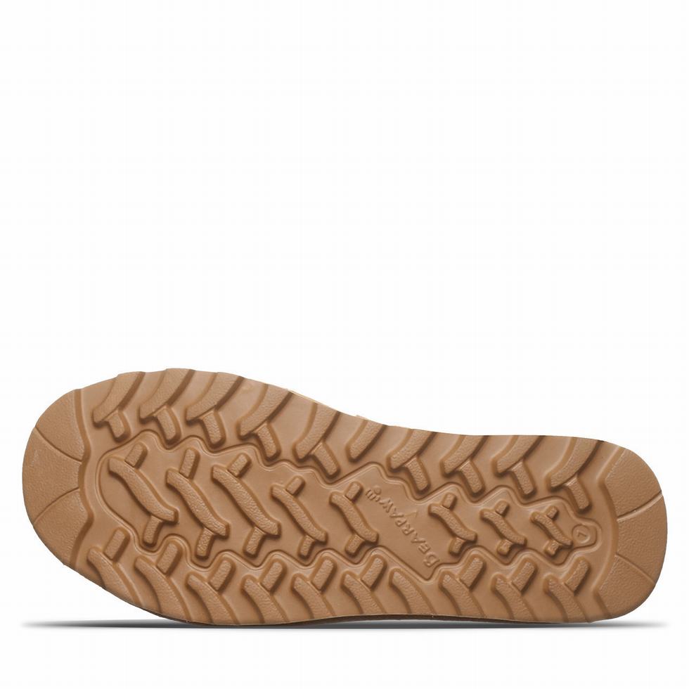 Women Bearpaw Crest Sandals Brown | LDC474KE