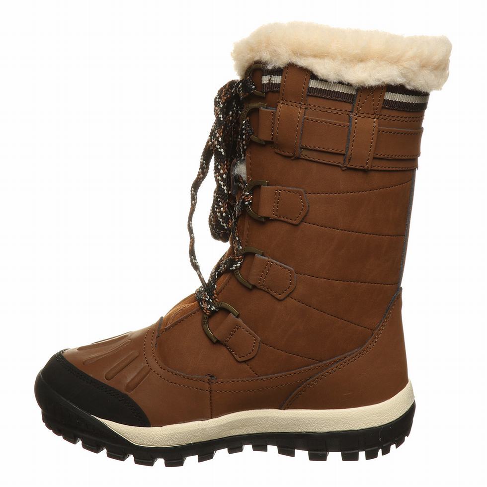 Women Bearpaw Desdemona Hiking Boots Brown | PJR845AZ