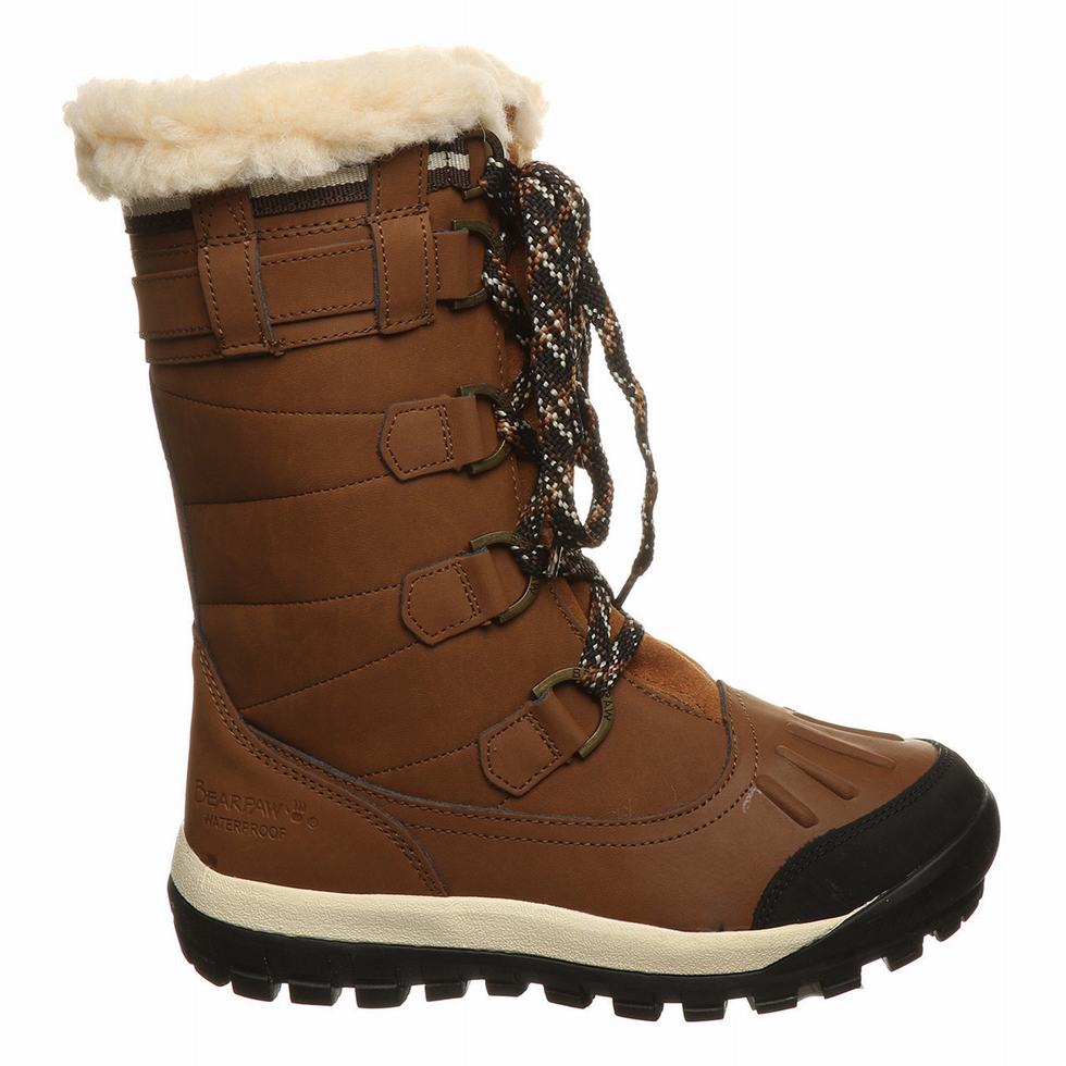 Women Bearpaw Desdemona Hiking Boots Brown | PJR845AZ