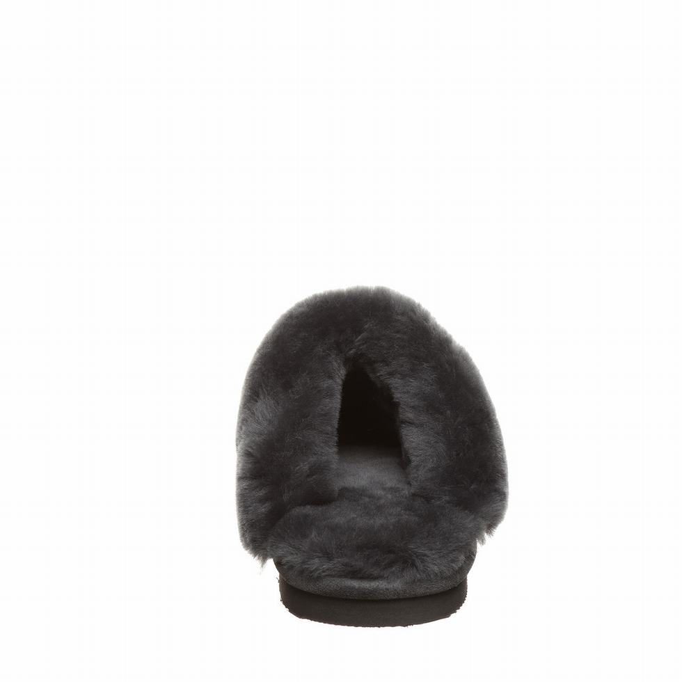 Women Bearpaw Effie Slippers Black | RKH5724VD