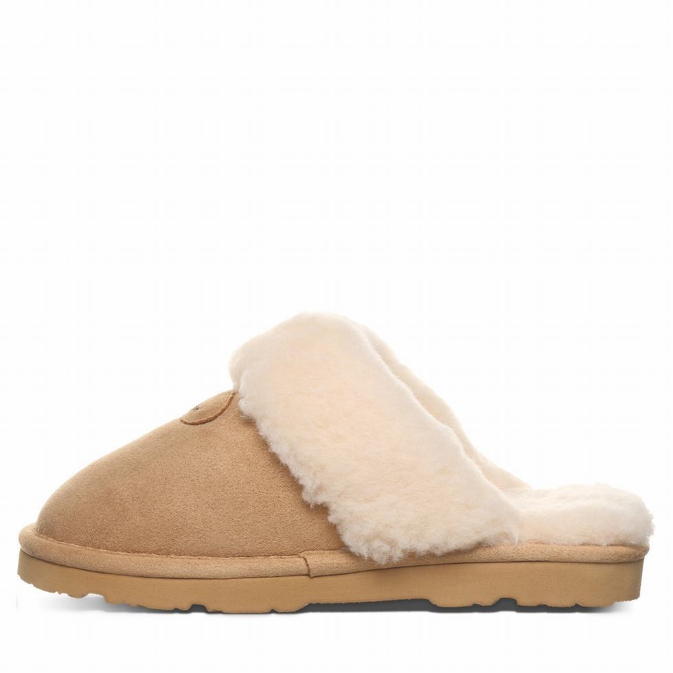 Women Bearpaw Effie Vegan Slippers Brown | ESP353AM