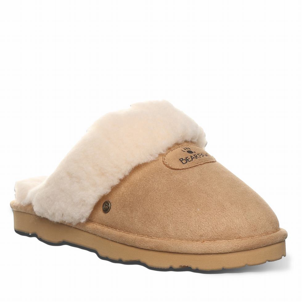 Women Bearpaw Effie Vegan Slippers Brown | ESP353AM