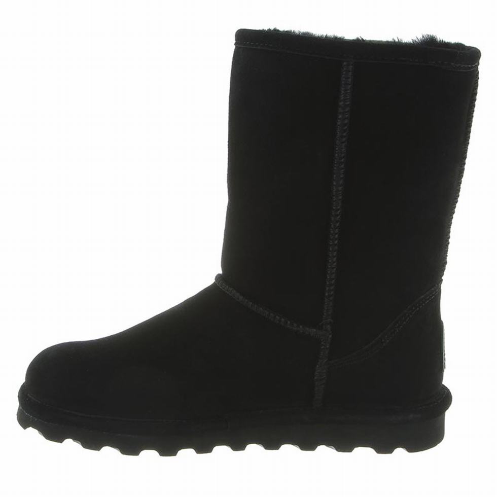 Women Bearpaw Elle Short Boots Black | MUH7995JT