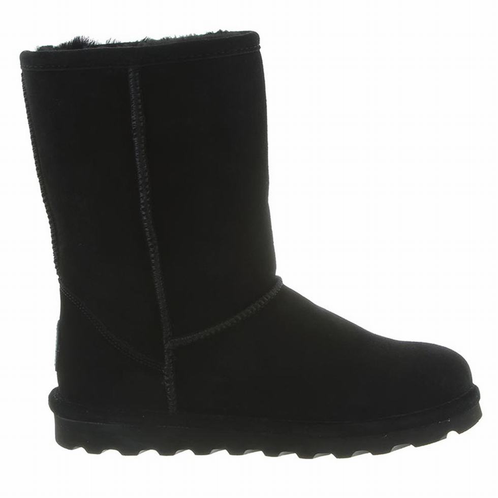 Women Bearpaw Elle Short Boots Black | MUH7995JT