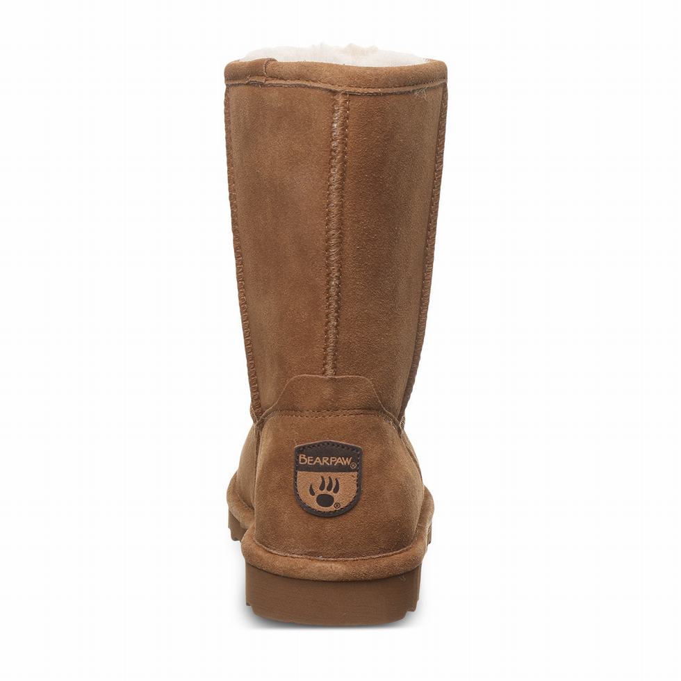 Women Bearpaw Elle Short Boots Brown | OJK1186RN