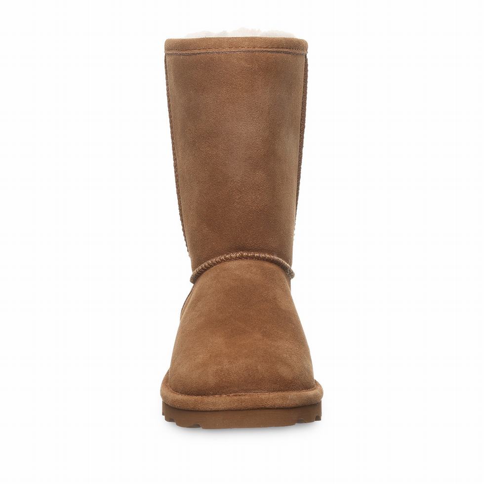 Women Bearpaw Elle Short Boots Brown | OJK1186RN