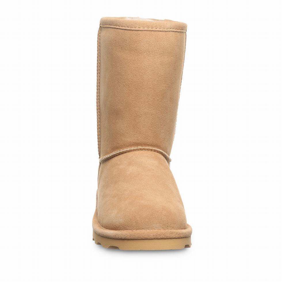 Women Bearpaw Elle Short Boots Brown | SRW7339NY