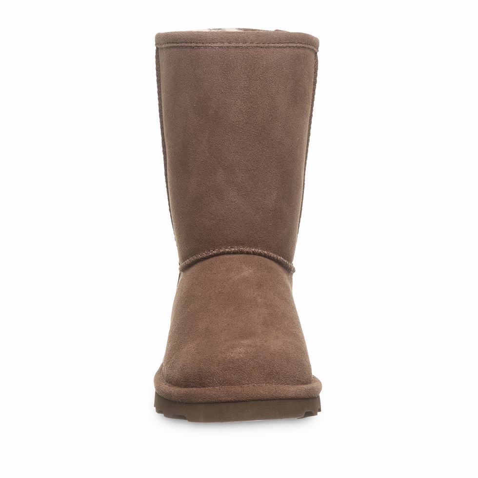 Women Bearpaw Elle Short Boots Brown | WDU8759DM