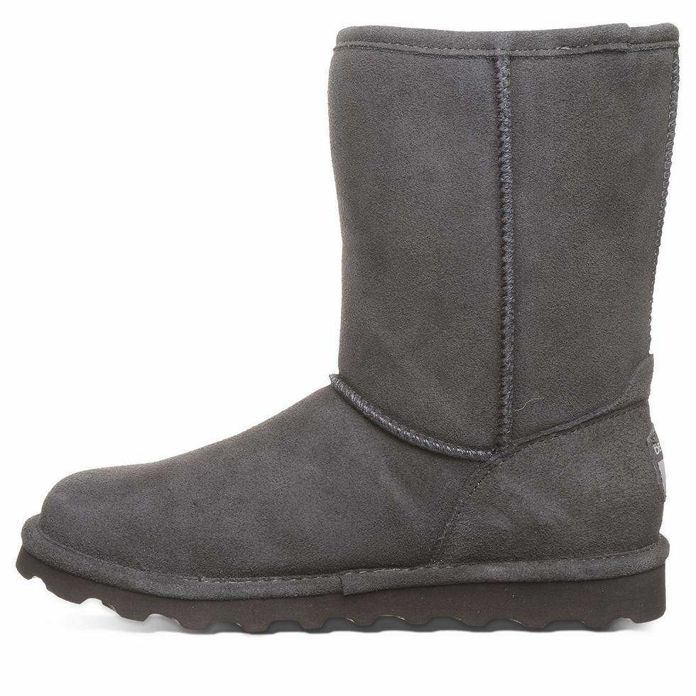 Women Bearpaw Elle Short Boots Grey | CNQ2585FV