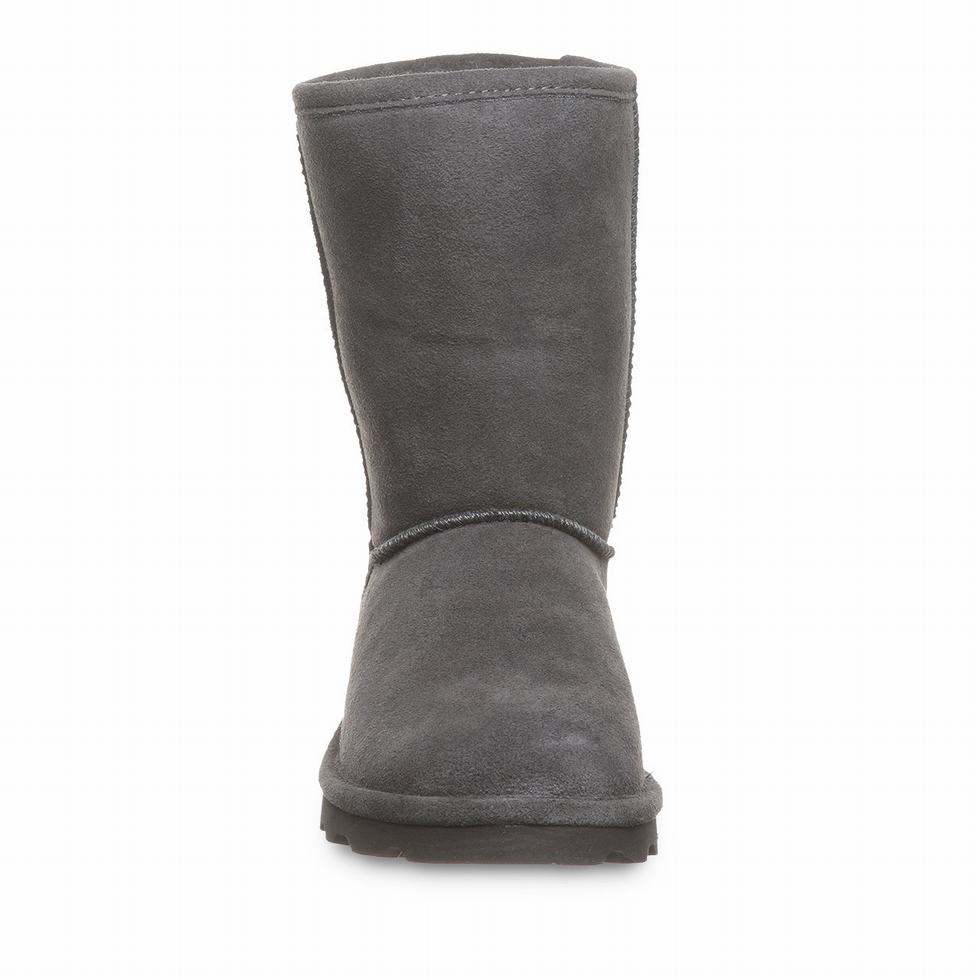 Women Bearpaw Elle Short Boots Grey | CNQ2585FV