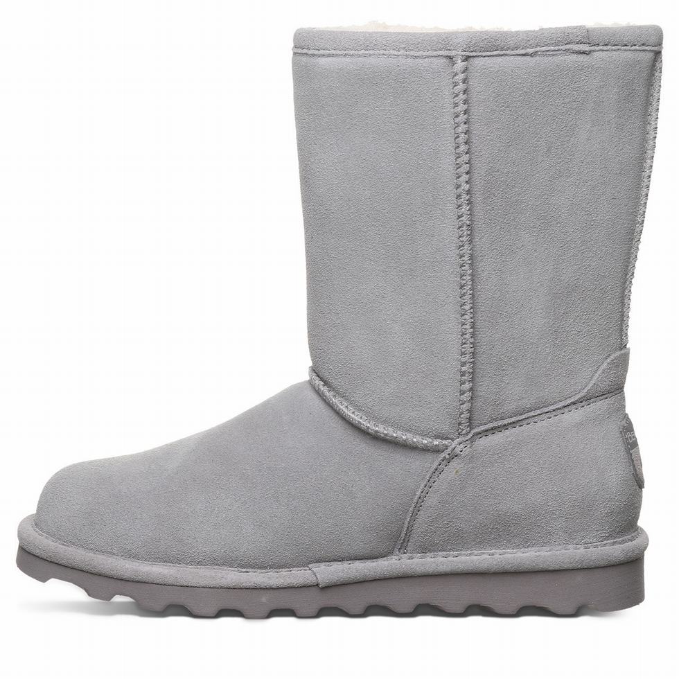 Women Bearpaw Elle Short Boots Grey | FQG2880OZ