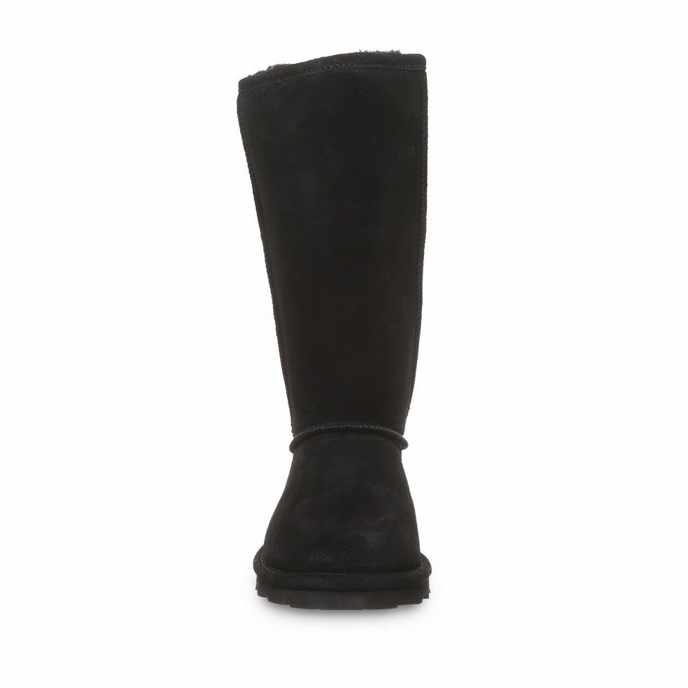 Women Bearpaw Elle Tall Boots Black | CAD6447UW