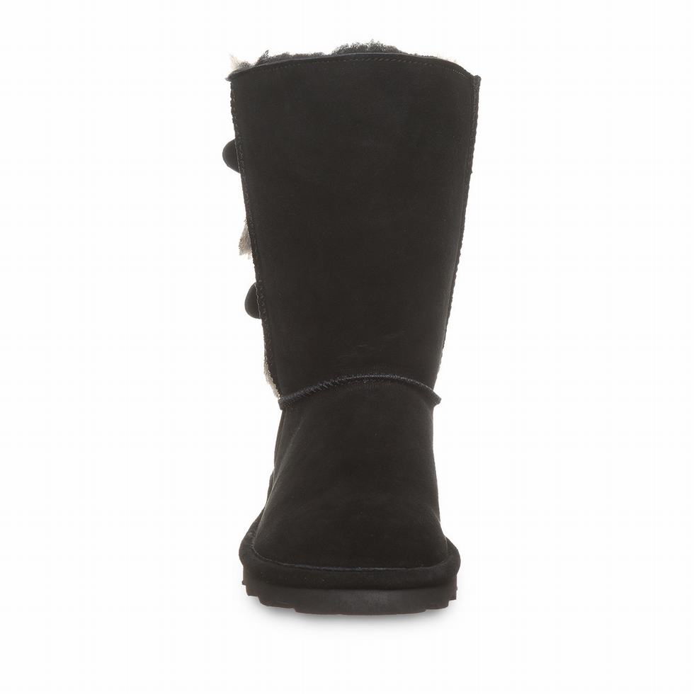 Women Bearpaw Eloise Wide Boots Black | VWT535AP