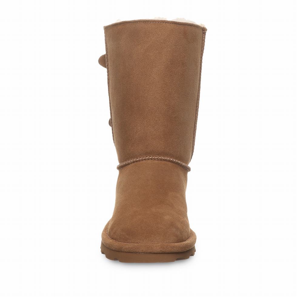 Women Bearpaw Eloise Wide Boots Brown | PEF9898XZ