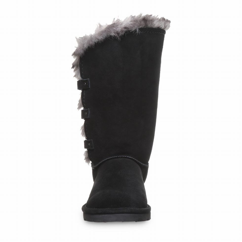 Women Bearpaw Emery Boots Black | CEE4264YK