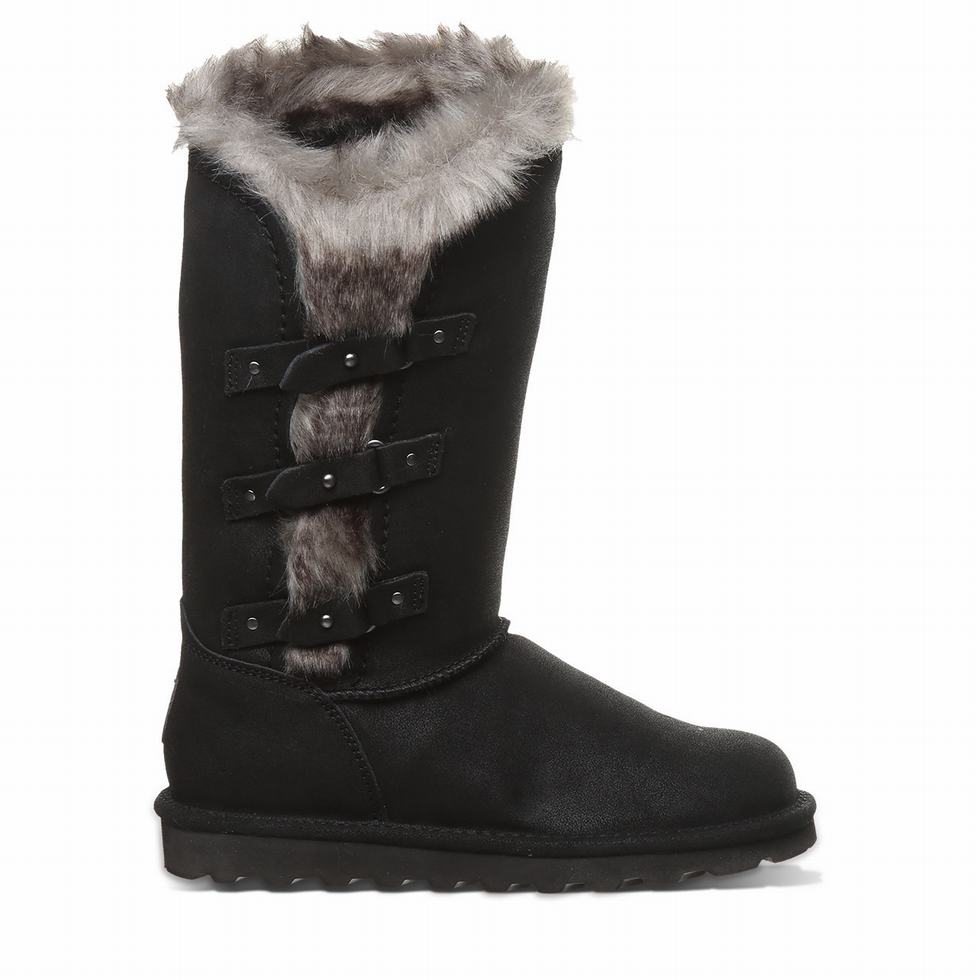 Women Bearpaw Emery Boots Black | KWM7931PI