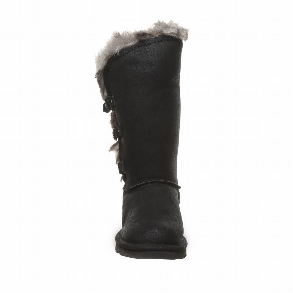 Women Bearpaw Emery Boots Black | KWM7931PI