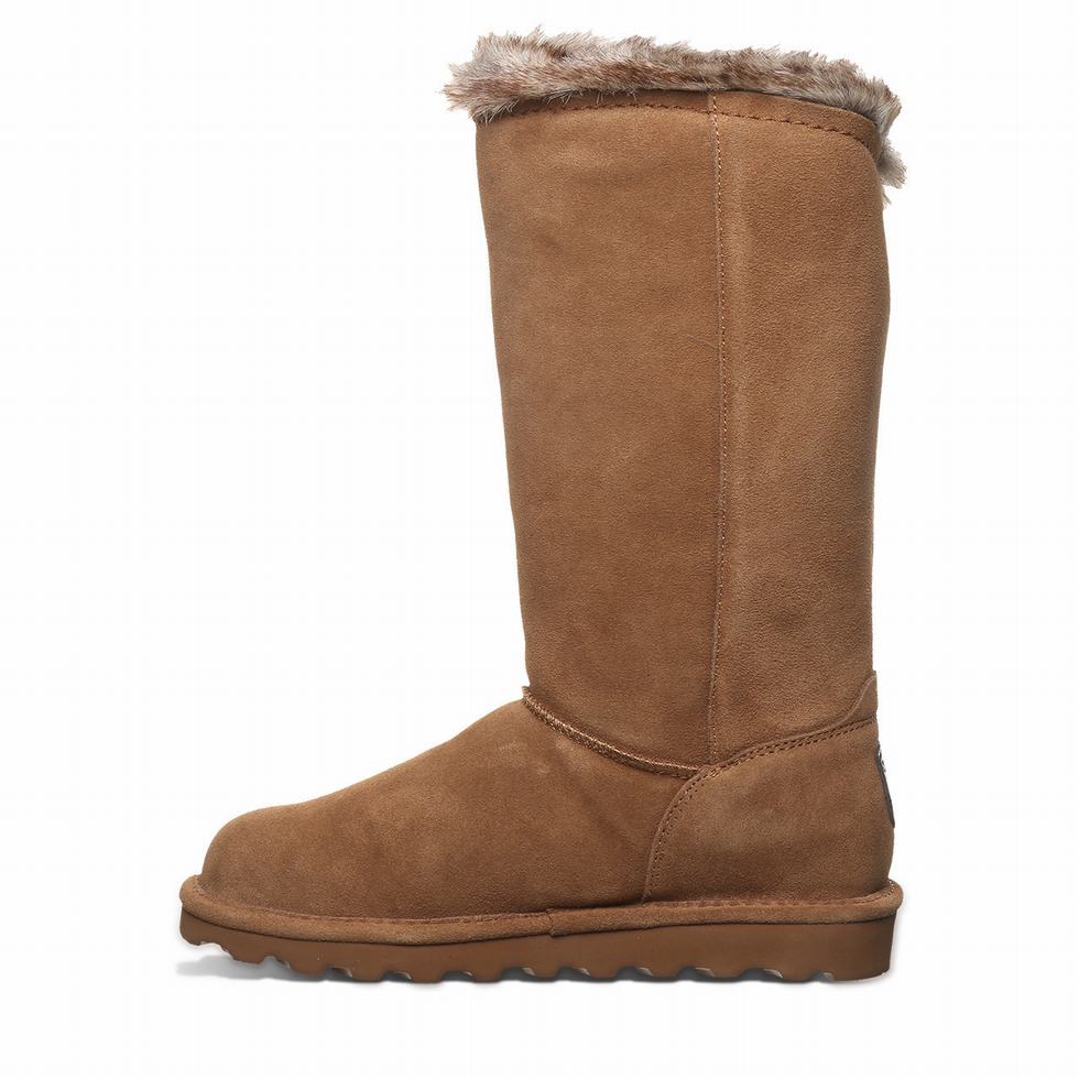 Women Bearpaw Emery Boots Brown | QHZ1367QX