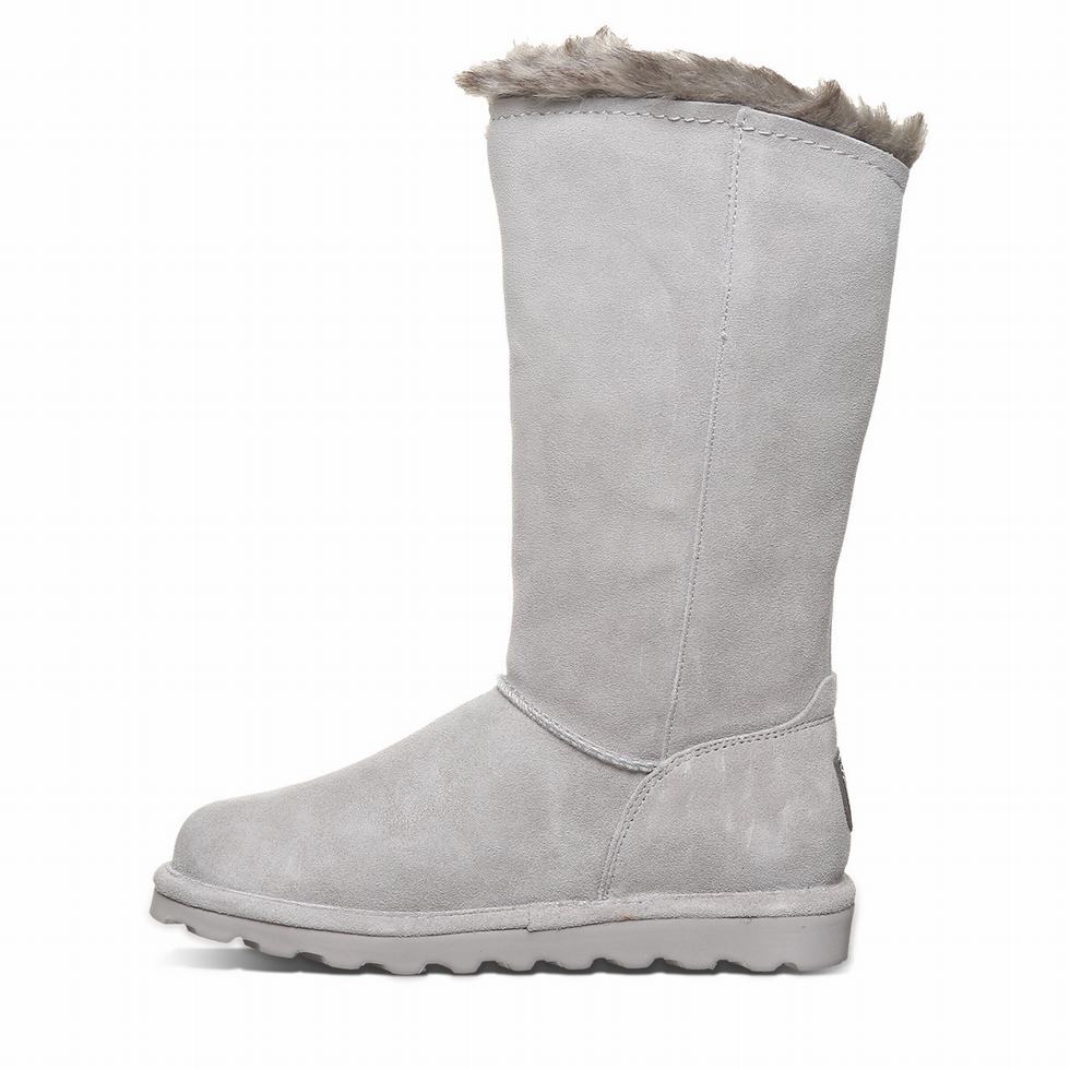 Women Bearpaw Emery Boots Grey | EGR9921RT