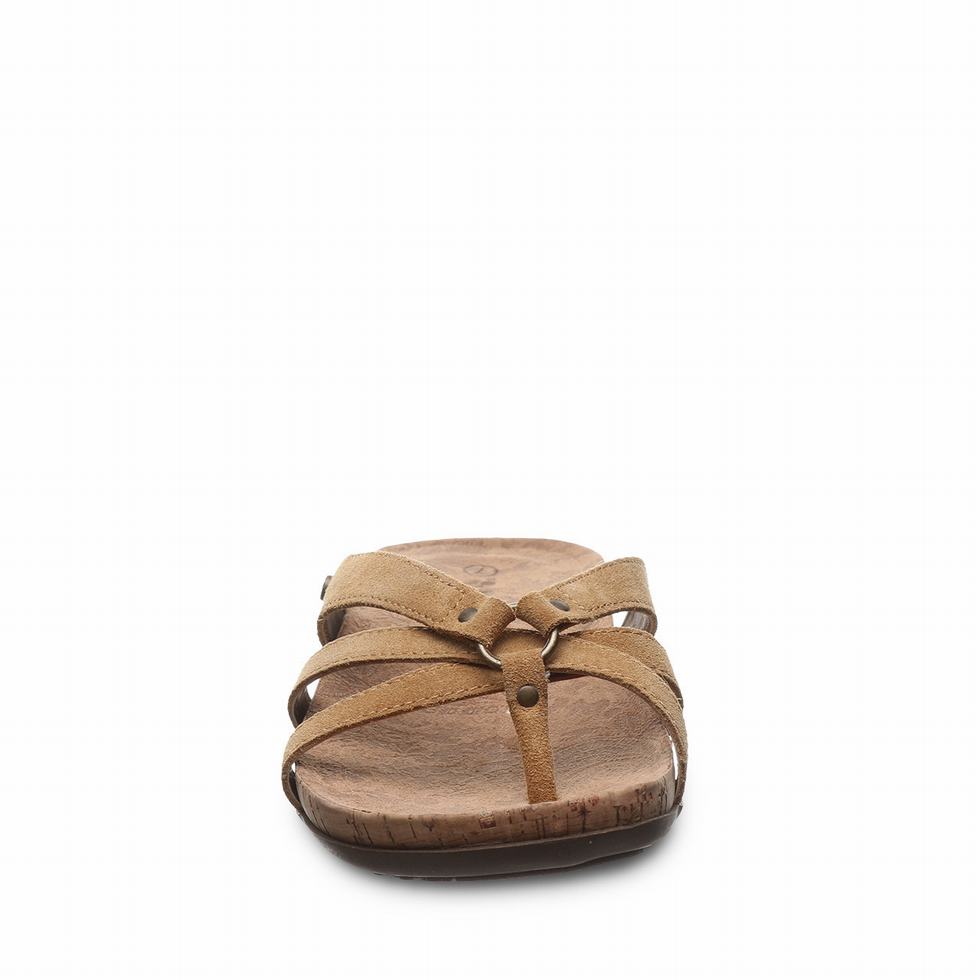 Women Bearpaw Fawn Sandals Brown | ARH8359DJ