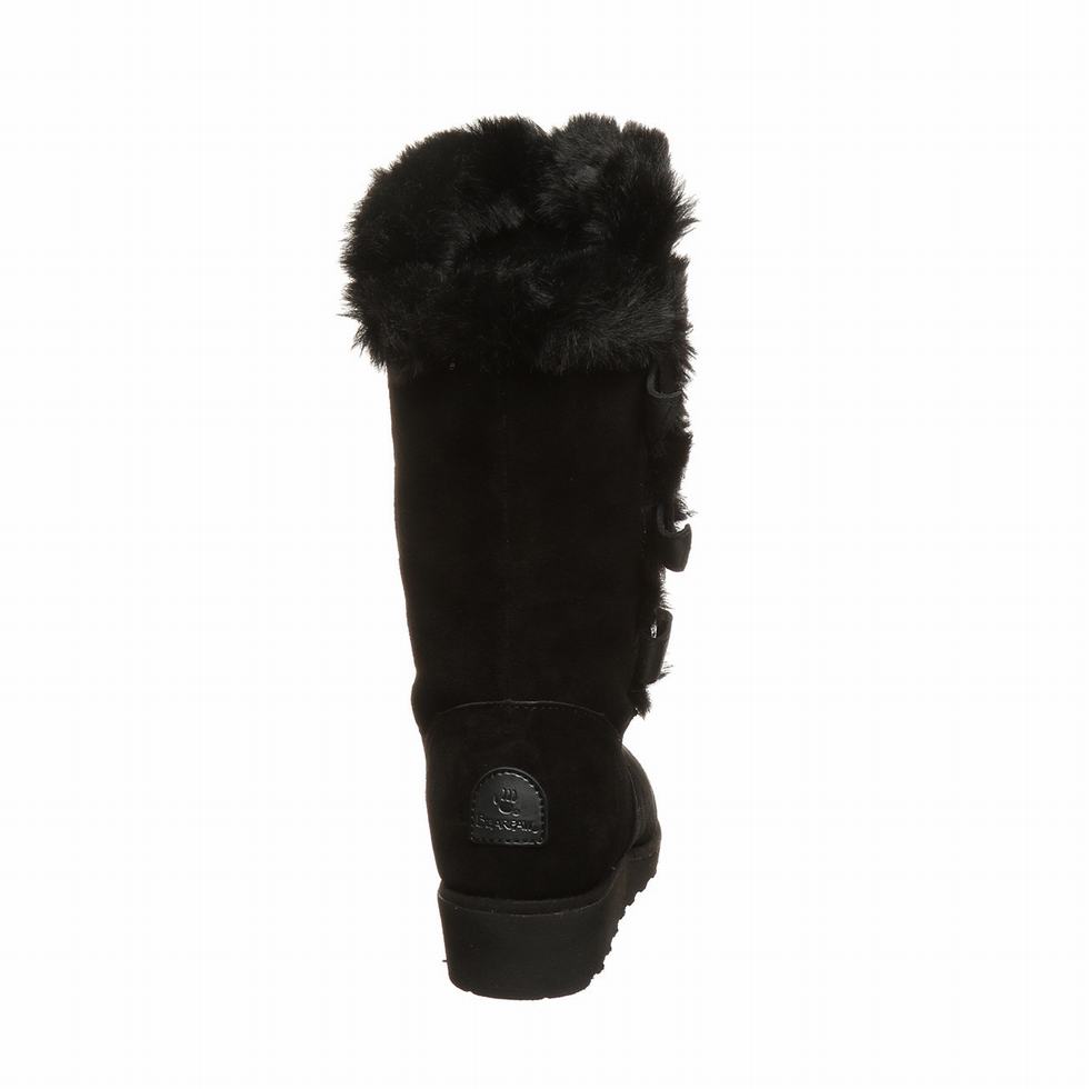 Women Bearpaw Genevieve Boots Black | SXH9350HV