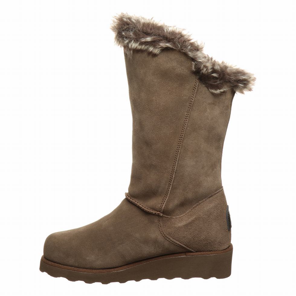 Women Bearpaw Genevieve Boots Brown | BVS8438ZA