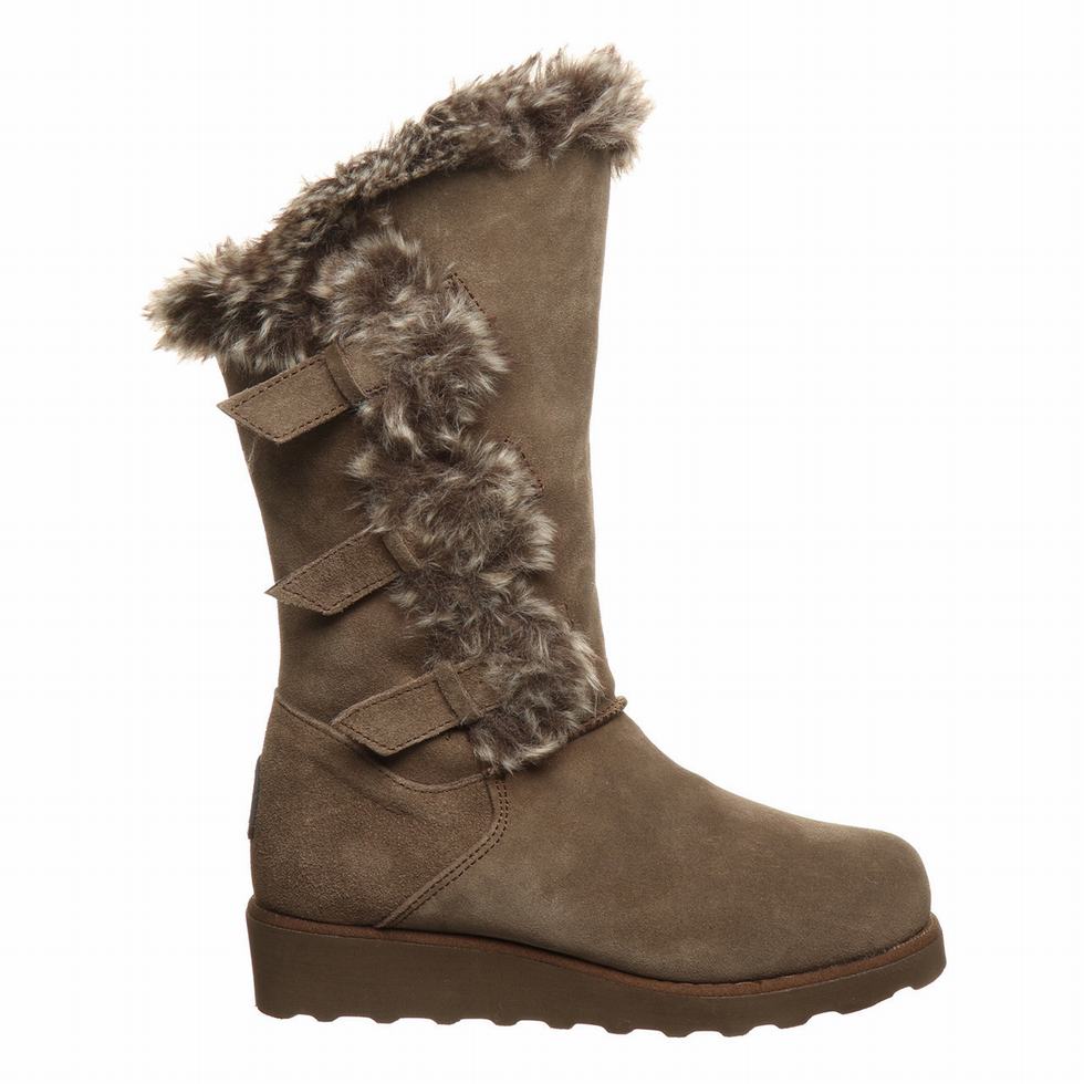 Women Bearpaw Genevieve Boots Brown | BVS8438ZA