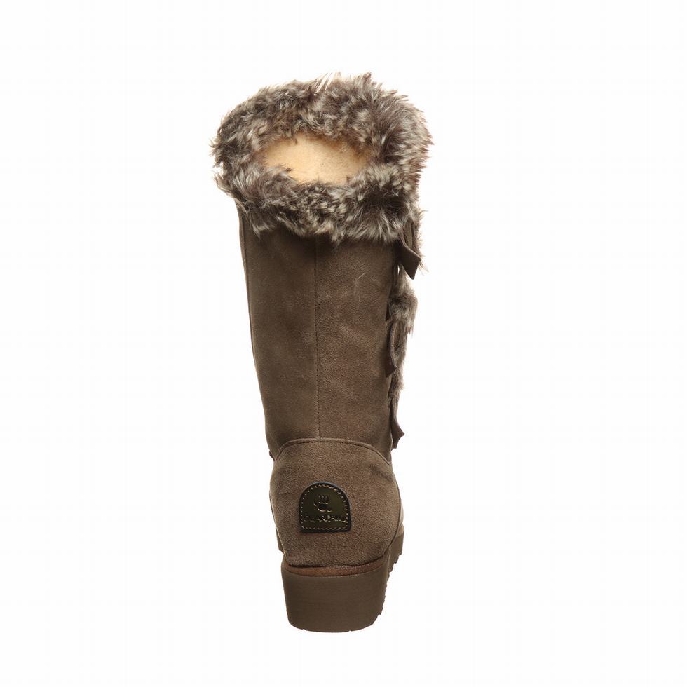 Women Bearpaw Genevieve Boots Brown | BVS8438ZA