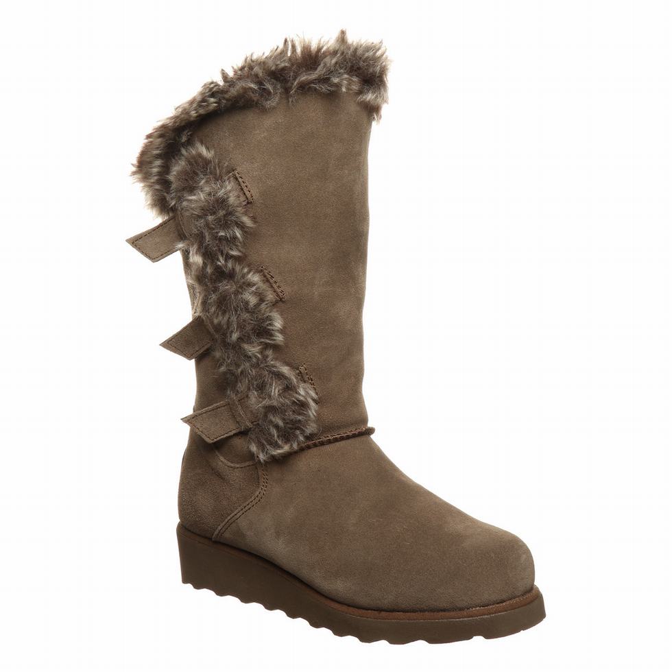 Women Bearpaw Genevieve Boots Brown | BVS8438ZA