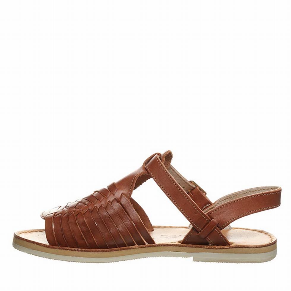 Women Bearpaw Gloria Sandals Brown | ALN8049QV