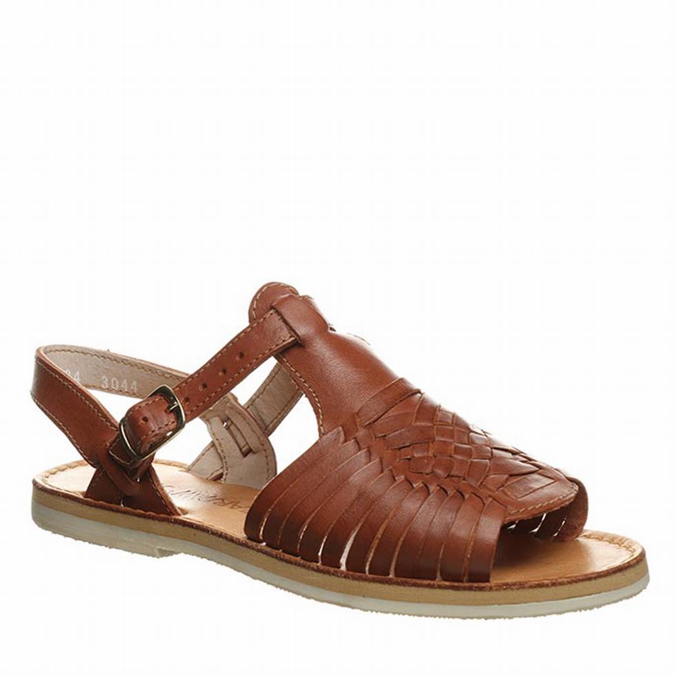 Women Bearpaw Gloria Sandals Brown | ALN8049QV