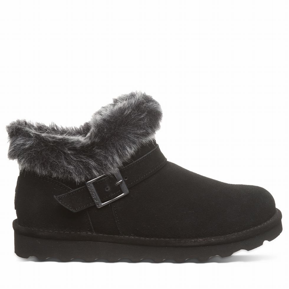 Women Bearpaw Jasmine Boots Black | DFQ1448JG