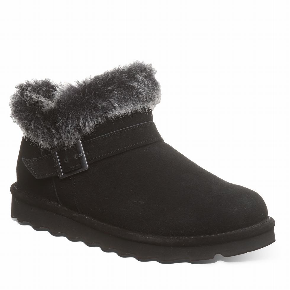 Women Bearpaw Jasmine Boots Black | DFQ1448JG