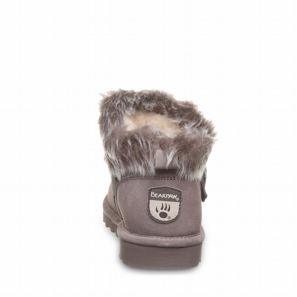 Women Bearpaw Jasmine Boots Grey | JJG2647VO