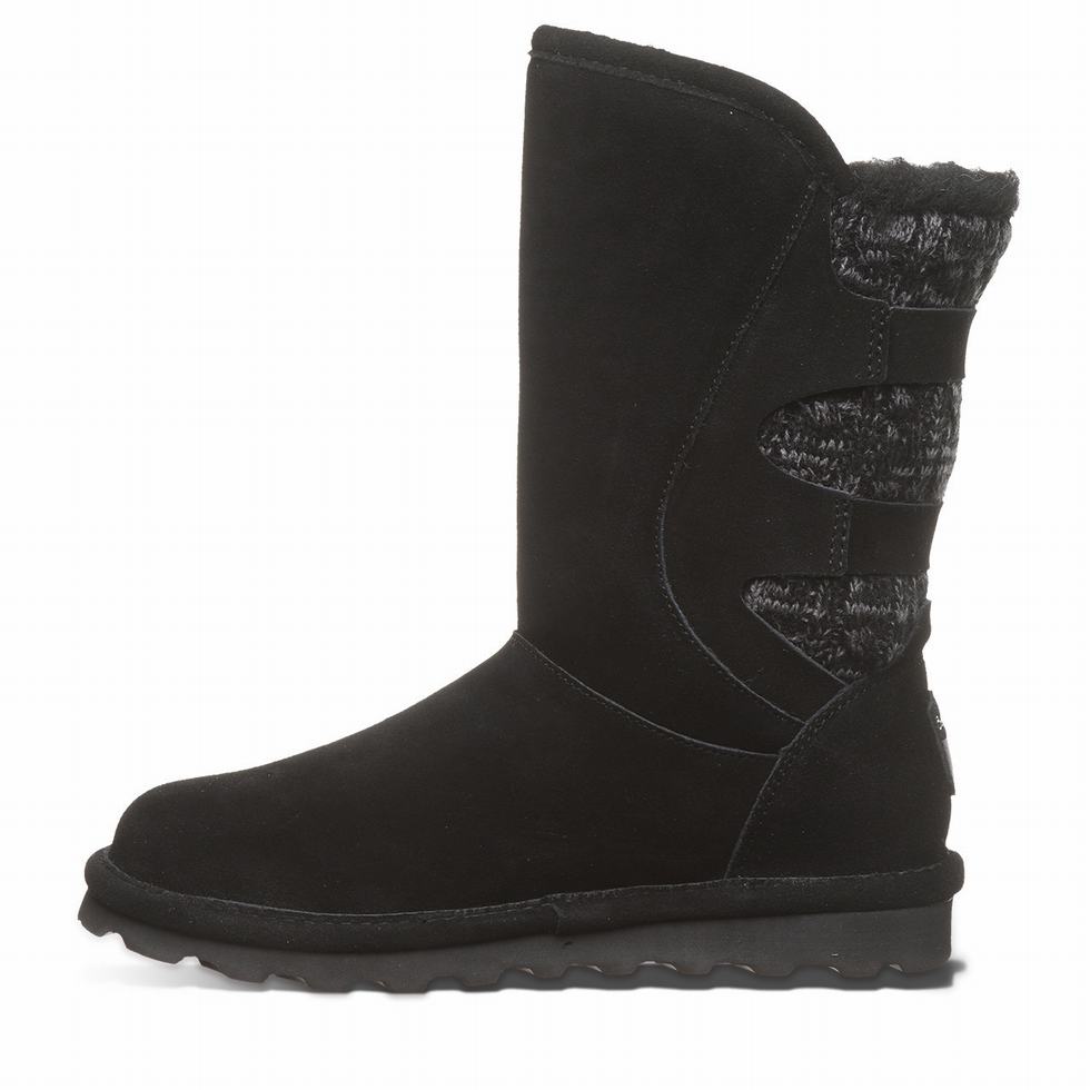 Women Bearpaw Jenni Boots Black | DFQ1923HO