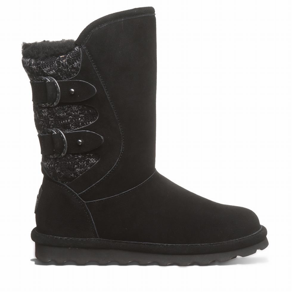 Women Bearpaw Jenni Boots Black | DFQ1923HO