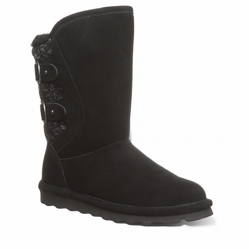 Women Bearpaw Jenni Boots Black | DFQ1923HO