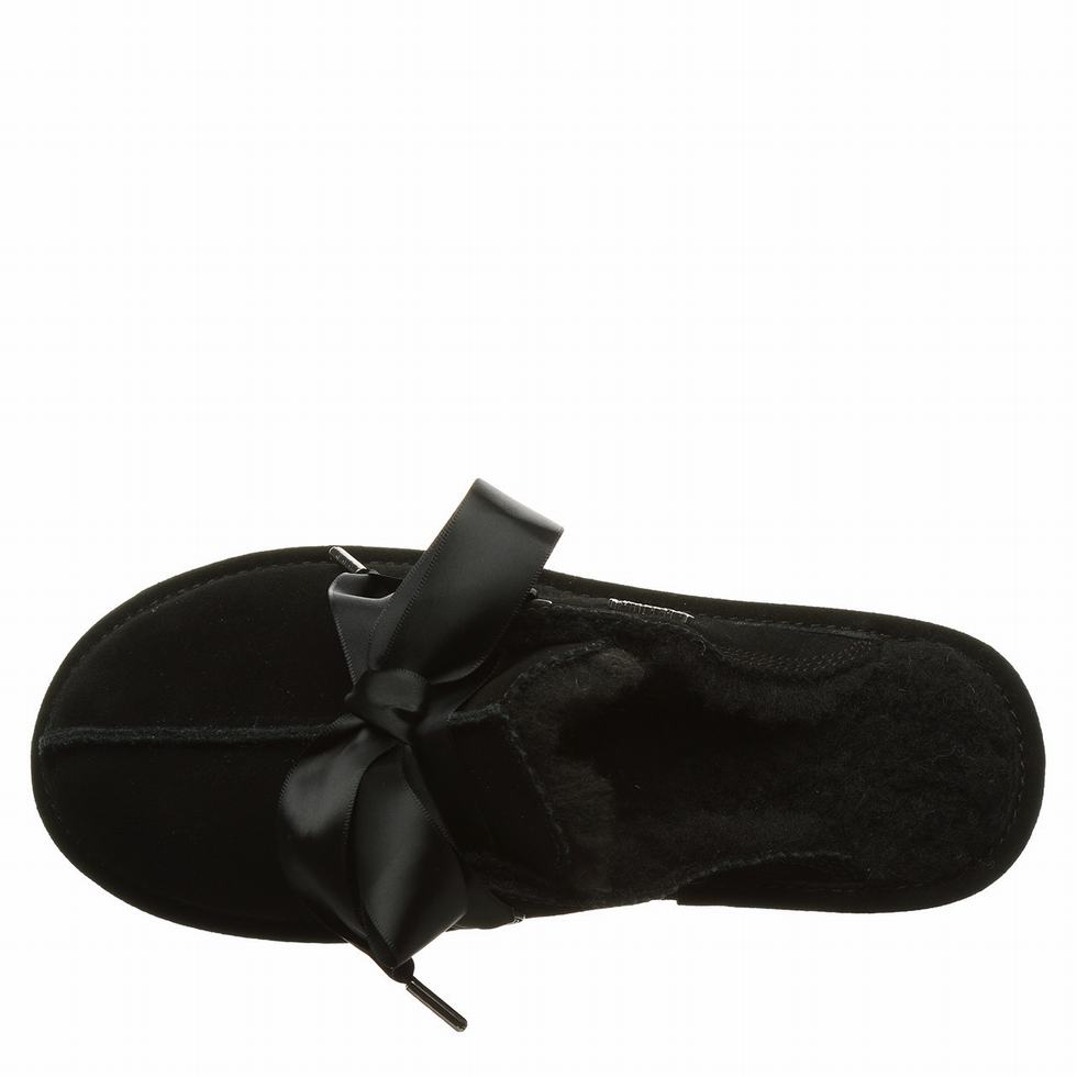 Women Bearpaw Jolietta Slippers Black | CJN215VO