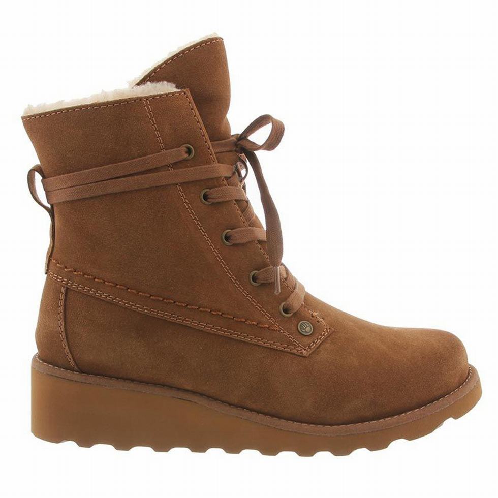 Women Bearpaw Krista Boots Brown | YMM6015ID