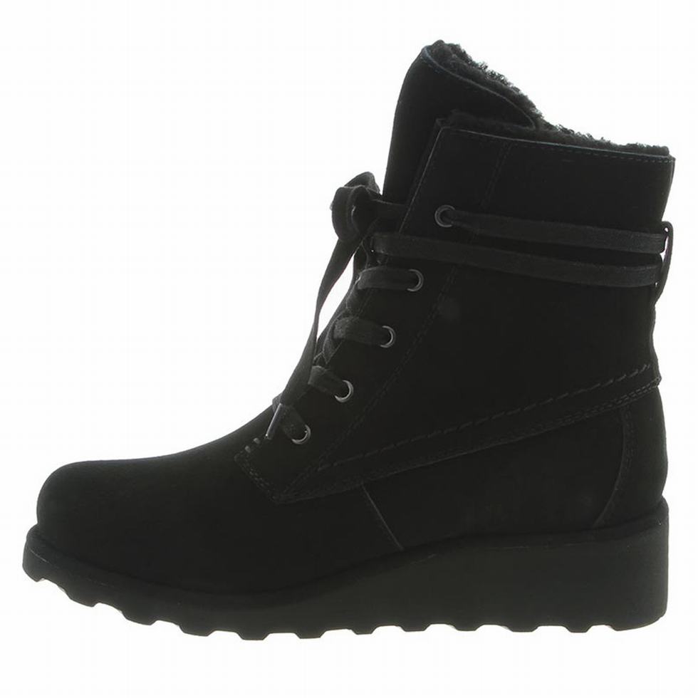 Women Bearpaw Krista Wide Boots Black | KVN8448SX