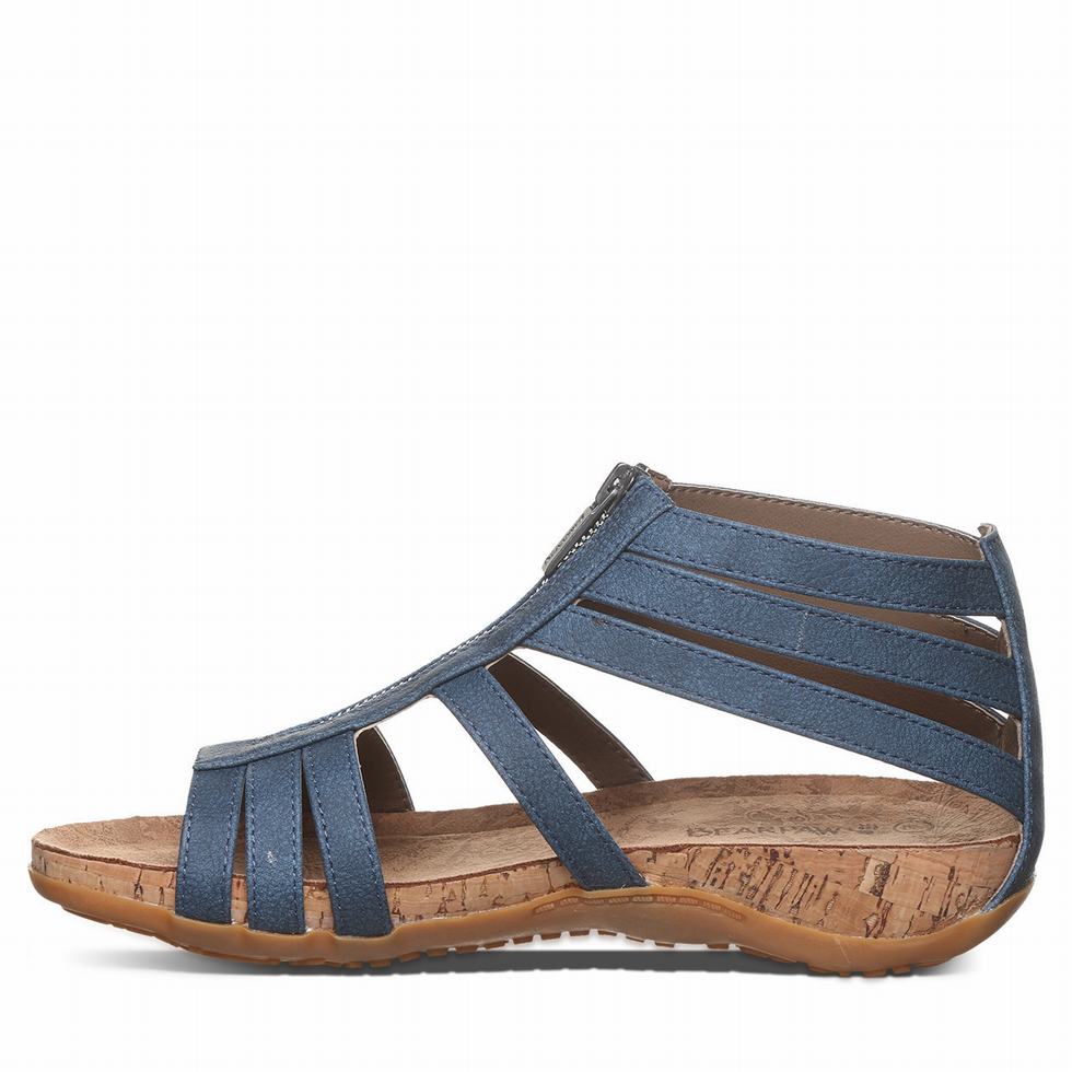 Women Bearpaw Layla II Sandals Blue | WMX9671IV