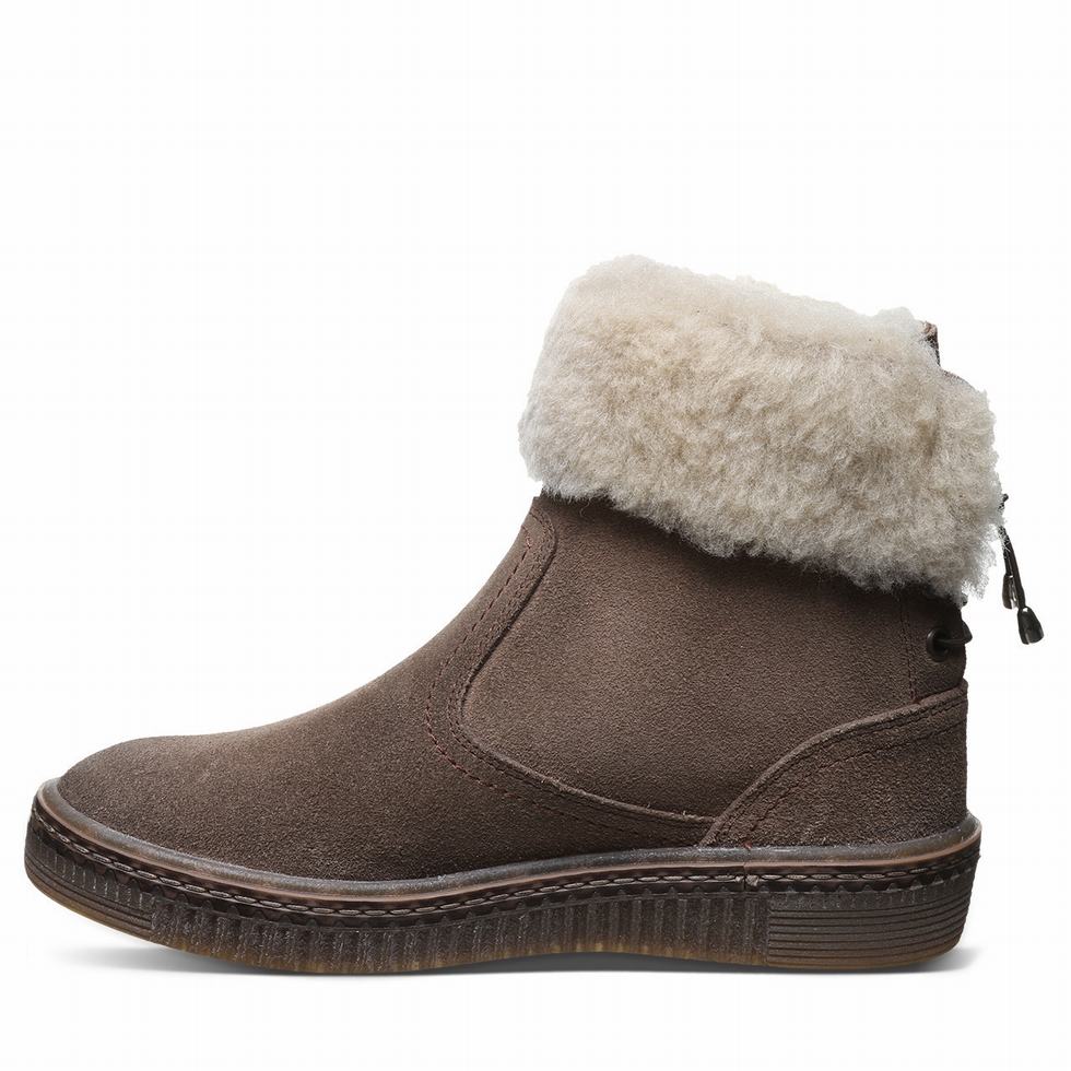 Women Bearpaw Leticia Boots Beige | WGH2783RY