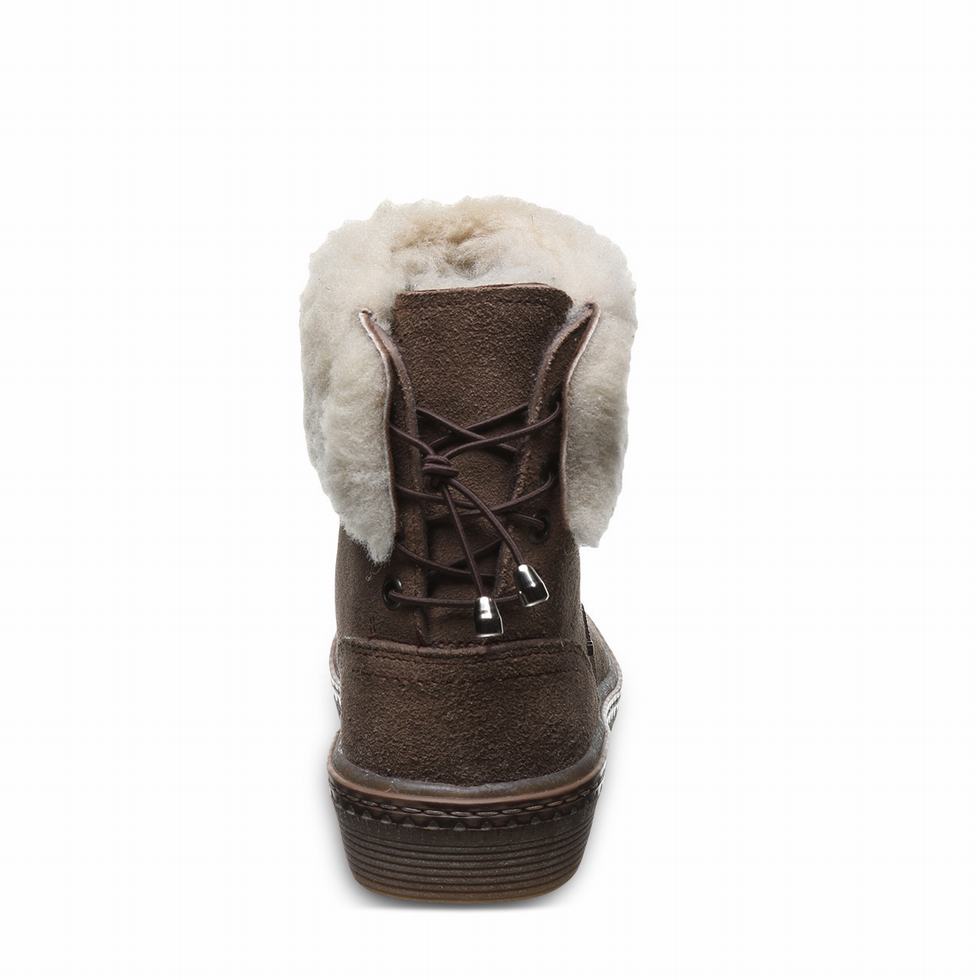 Women Bearpaw Leticia Boots Beige | WGH2783RY