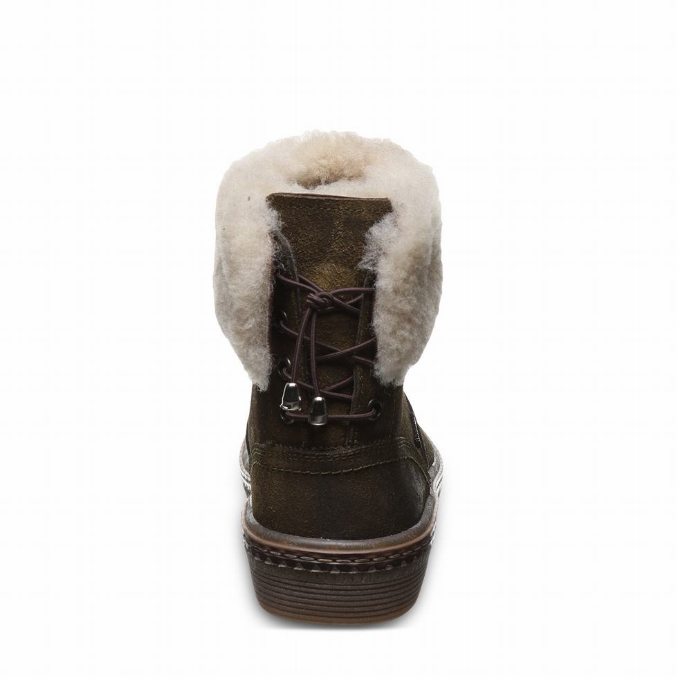 Women Bearpaw Leticia Boots Green | ICM1194DA