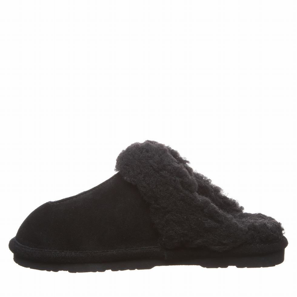 Women Bearpaw Loketta Slippers Black | RFT7220KT