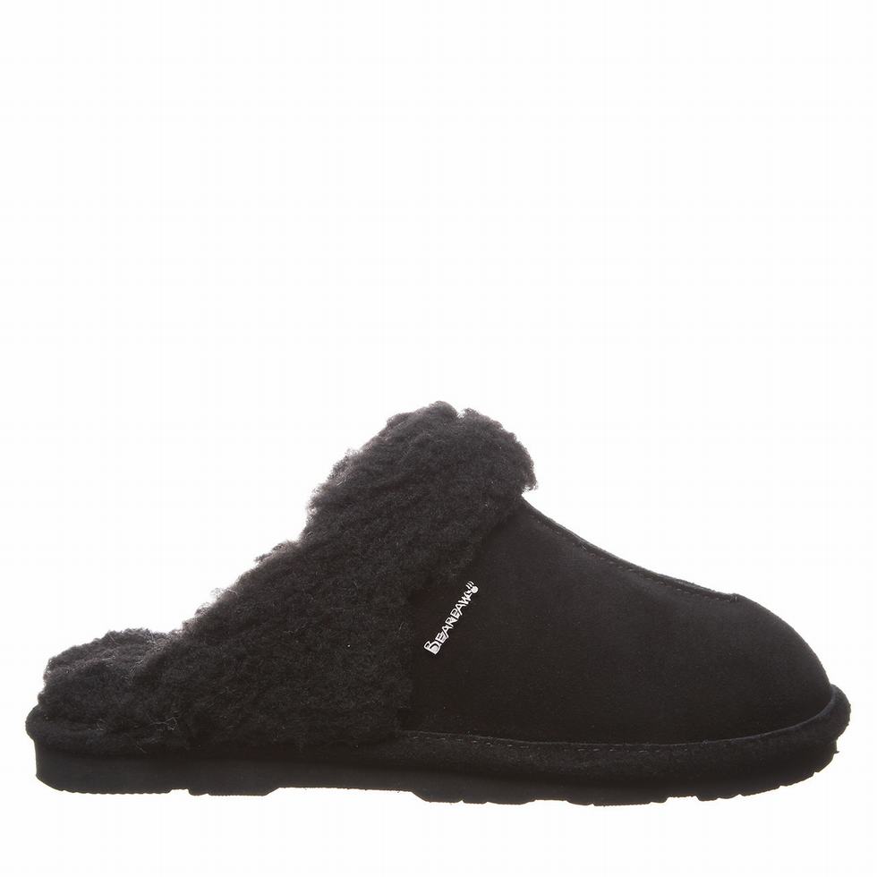 Women Bearpaw Loketta Slippers Black | RFT7220KT